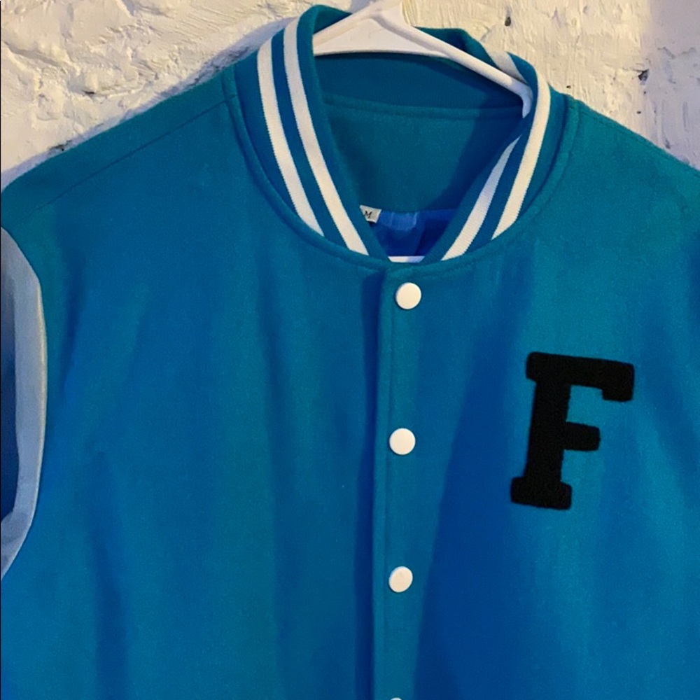 Blue Varsity Jacket - image 2